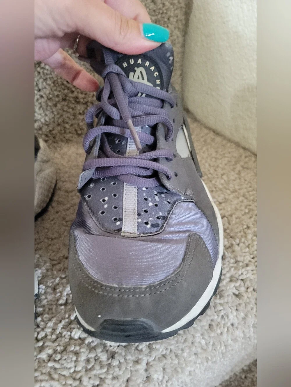 Nike Air Huarache Run Print Womens Sneakers Size 6.5